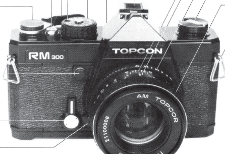Beseler Topcon RM300 camera