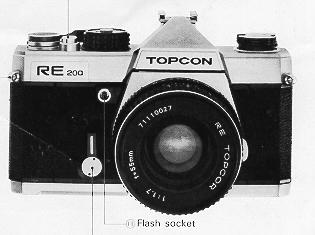 Beseler Topcon RE200 camera