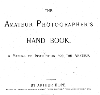 Amateur photo handbook 1895