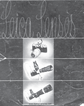 Leica lenses booklet
