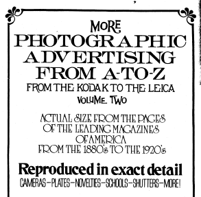 Photographic Advertising from A to Z