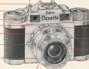 Braun Super Paxette IB camera