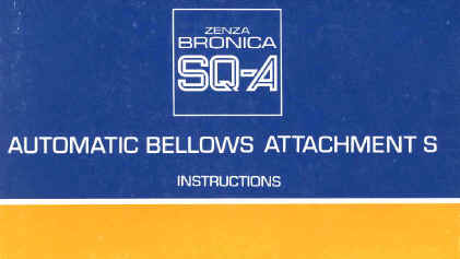 Bronica SQ-A bellows