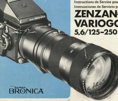 Bronica Variogon lens