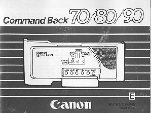 Canon Command Back 70-80-90