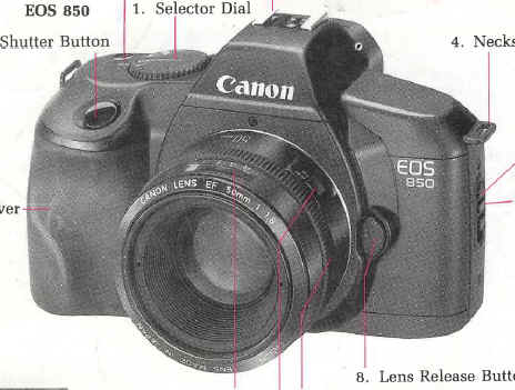Canon EOS 750 - 850 camera