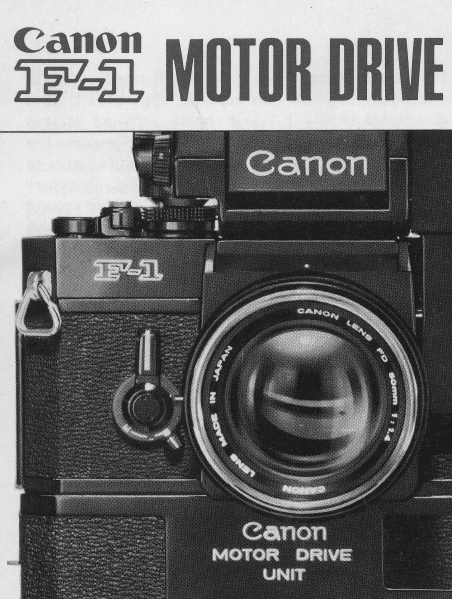 Canon F-1 motor drive