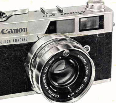 Canon Canonet QL 17 camera
