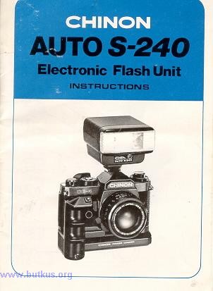 Chinon Auto S-240 flash