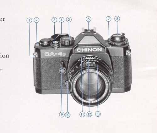 Chinon CA-4 / 4s camera