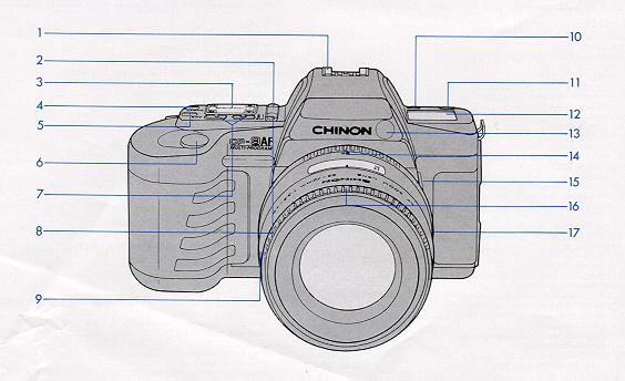 Chinon Cp-9AF camera