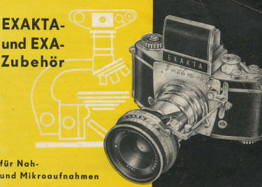 Exakta und EXA Zubehor camera