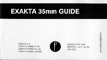 Exakta 35mm guide