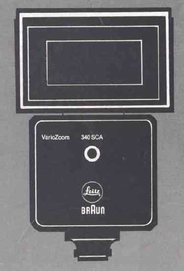 Braun Varizoom 340 SCA electronic flash