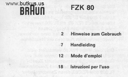 Braun FZK 80 electronic flash