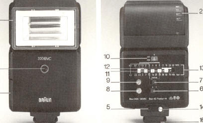 Braun 2000 320 BVC electronic flash