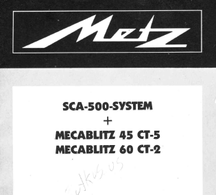 Metz SCA-500 flash