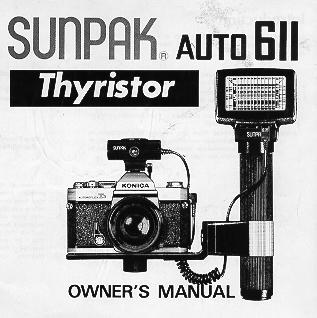 Sunpak Auto 611 flash units