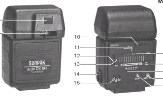 Sunpak Auto DX8R flash units