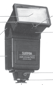 Sunpak Auto zoom 933 flash units