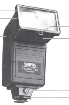 Sunpak Autozoom 331 / 333 Thyristor flash units