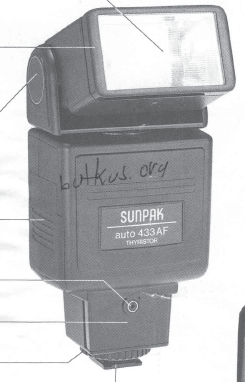 Sunpak Auto 433AF / B3600AF flash units