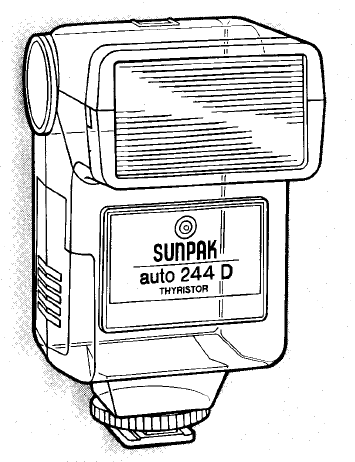 Sunpak Auto 244D flash units