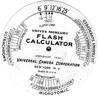 Univex Mercury Flash Calculator