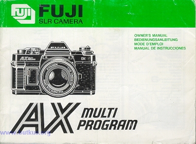 Fujica AX multi program
