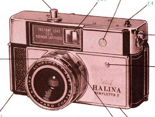 Halina Simplette F camera