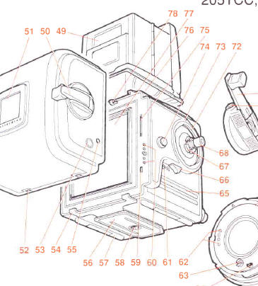Hasselblad 205 TCC camera
