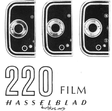 Hasselblad 220 Film Backs