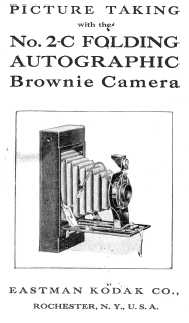 Kodak Folding Autographic Brownie 2-C camera