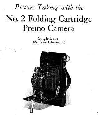 Kodak Folding Cartridge Premo No. 2