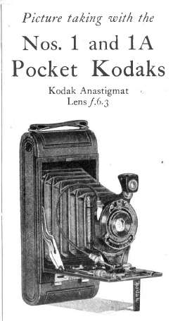 Kodak Pocket No. 1 and 1A camera