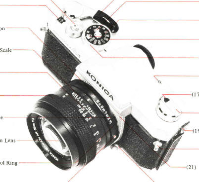 Konica Autoreflex A3 camera