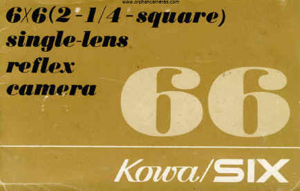 Kowa 66 camera