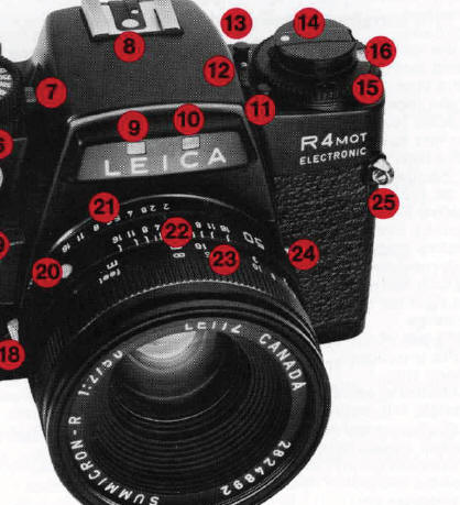 Leica R4 mot camera