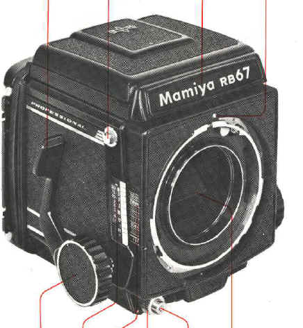 Mamiya RB67 PROFESSIONAL camera