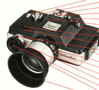 Minolta 110 Zoom SLR camera