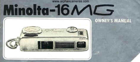 Minolta 16 MG camera