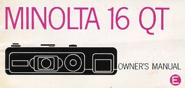 Minolta 16 QT camera