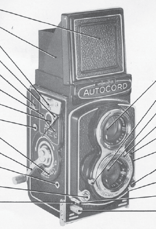 Minolta Autocord III camera