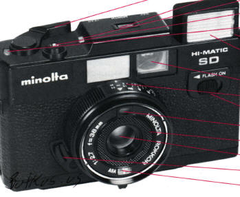 Minolta HI-MATIC SD camera
