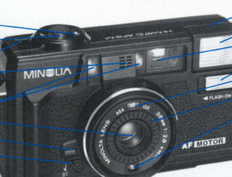 Minolta HI-MATIC AF2-M camera
