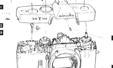 Minolta SRT 101 repair