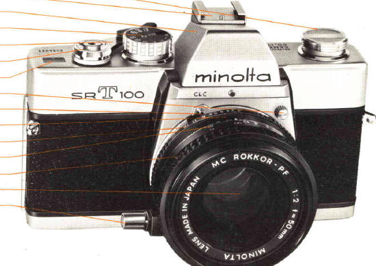 Minolta SR-T 100 camera