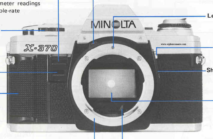 Minolta X-370 camera