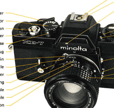 Minolta XE-7 camera