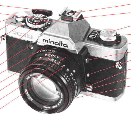 Minolta XG-9 Minolta XG-S camera